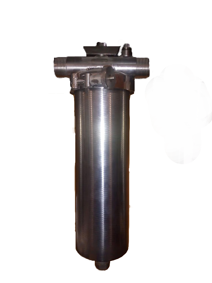 Купить корпус КВФ 20 SL нержавейка горячая и холодная вода | Фильтры ...